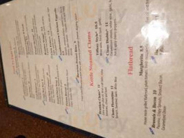 Tiffany's Tap Grill menu
