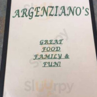 Argenziano's menu