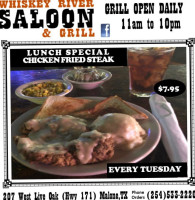 Whisky River Saloon Grill food
