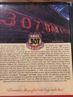 307 Bar & Grill menu