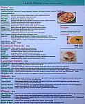 Pino's Pasta Cafe menu