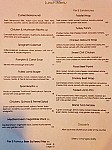 Pier 8 Cafe menu