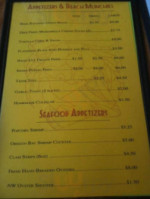 Sams Seaside Cafe menu