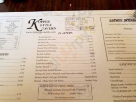 Kopper Kettle Takeout menu