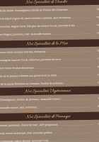 Creperie Victor Hugo menu