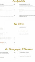 Madame Bleue menu
