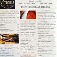 The Queen Victoria Bar And Restaurant food