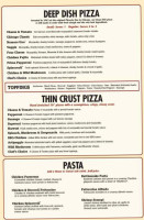 Uno Pizzeria Grill Newtown Square menu