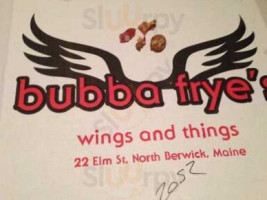Bubba Frye's Wings Things food