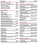 Origano Pizza by Wood Fire menu
