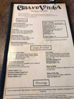 Grandvilla Restaurants menu