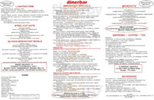 the dinerbar menu