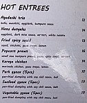 Ogenki menu