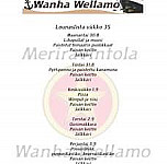Meriravintola Wanha Wellamo menu