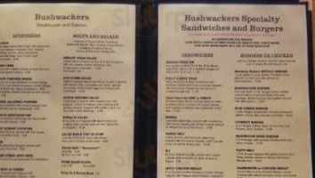 Bushwackers Steakhouse, Saloon, And Casino menu