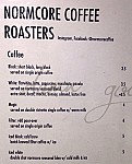 Normcore Coffee Roasters menu