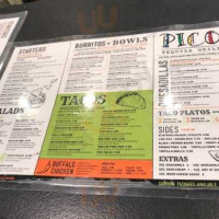 Pico Tequila Grill menu