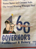 Governor's Bakery food