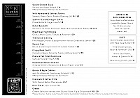 No. 10 Bistro menu