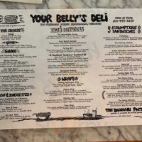 Your Belly's Deli menu