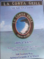 La Costa Grill menu