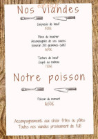 La Table Marbozienne menu