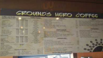 Grounds Hero Coffee menu