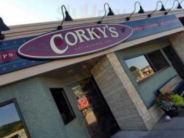 Corky's Pizza outside