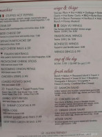 Calla's Cafe menu