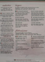 Calla's Cafe menu