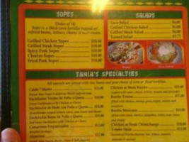Amandas Mexican Store menu