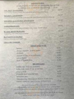 Seaview Cafe menu