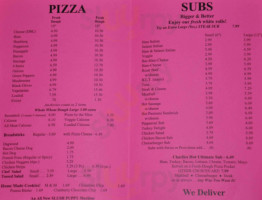 Charlie's Pizza Sub Shop menu