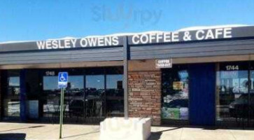 Wesley Owens Coffee outside
