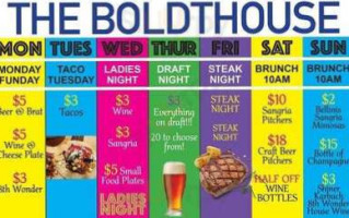 The Boldthouse food