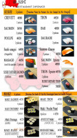 Ma Sushi menu