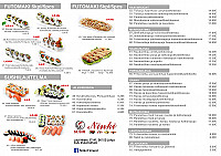 Ninki Sushi menu