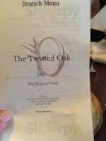 The Twisted Oak menu