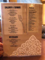 The Sunglow Spanish Fork menu