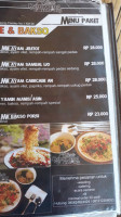 Kampoeng Gombong Resto Cafe menu
