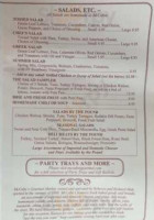 Mccabe's Gourmet Market menu