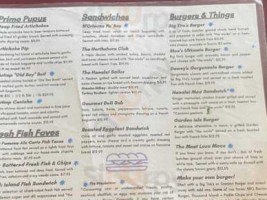 The Hanalei Gourmet menu