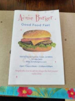 Acme Burger food