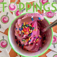 Toppings Frozen Yogurt food