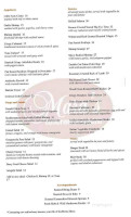 Mara's Continental Cuisine menu