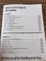 Kutterfisch Manufaktur menu