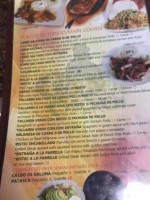 Golden Chicken Peruvian Cuisine menu
