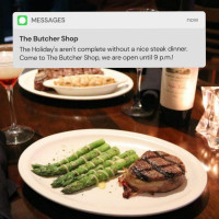 The Butcher Shop Steakhouse Cordova food