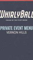 Whirlyball Vernon Hills menu
