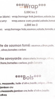 Le Barracuda Grillades menu